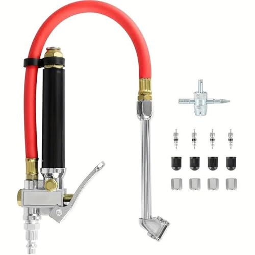 BEALIFE Mechanische Pistole, Werkzeug zum Aufpumpen von Autoreifen, Reifendruck Reifenmessgerät mit Skala, Zinklegierung, langlebig für LKWs und BEALIFE Mechanische Pistole, Werkzeug zum Aufpumpen von Autoreifen, Reifendruck Reifenmessgerät mit Skala, Zinklegierung, langlebig für LKWs und von BEALIFE