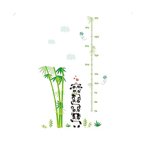 BEALIFE Niedlicher Panda Bambus Wandaufkleber, der die Höhe misst, Kinderzimmer, Wohnzimmer, Poster, abnehmbare Cartoon TV Hintergrund Aufkleber BEALIFE Niedlicher Panda Bambus Wandaufkleber, der die Höhe misst, Kinderzimmer, Wohnzimmer, Poster, abnehmbare Cartoon TV Hintergrund Aufkleber von BEALIFE