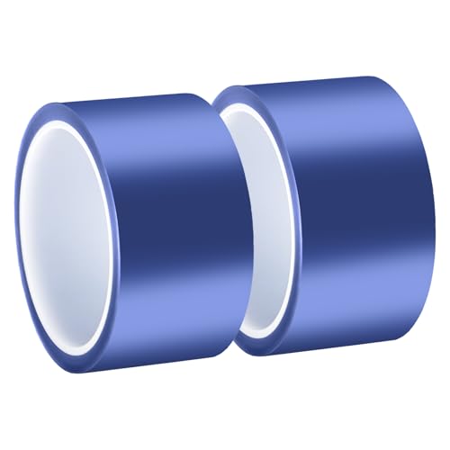 BEASAFY 2 Rollen 50mmx33m Hitzebeständiges Klebeband, Hochtemperatur Blaue Sublimation Klebeband, Starke Paste Thermo Klebeband Geeignet für 3D-Drucker, Elektronische Leiterplatten BEASAFY 2 Rollen 50mmx33m Hitzebeständiges Klebeband, Hochtemperatur Blaue Sublimation Klebeband, Starke Paste Thermo Klebeband Geeignet für 3D-Drucker, Elektronische Leiterplatten von BEASAFY