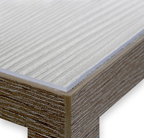BEAUTEX Glasklar Folie 2,0 mm - Transparente Tischdecke Tischschutz - Made in Germany - Breite und Länge wählbar - eckig 50x160 cm von BEAUTEX
