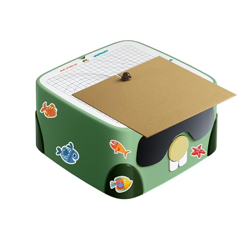 BEAVERBOT Kartonschneider für Kinder, Bildungspapierhandwerk-Kits, Kunst und Handwerk für Kinder im Alter von 3-12 Jahren, Kreativität verbessern Sicherheitspapierschneider Bladeless (grün) von BEAVERBOT