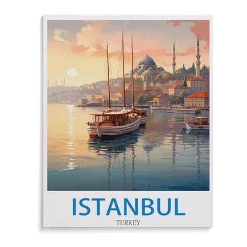 BEAYODKP DIY Malen nach Zahlen-Ölgemälde Geschenk für Erwachsene Kinder,Istanbul Türkiye,Malen Nach Zahlen Kits Wohnzimmer Schlafzimmer Wanddekoration(50x60cm-M45 BEAYODKP DIY Malen nach Zahlen-Ölgemälde Geschenk für Erwachsene Kinder,Istanbul Türkiye,Malen Nach Zahlen Kits Wohnzimmer Schlafzimmer Wanddekoration(50x60cm-M45 von BEAYODKP