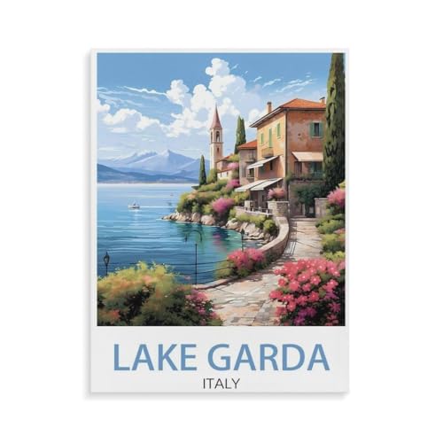 BEAYODKP Gardasee Italien, Küste,nach Zahlen für Erwachsene, DIY-Malen-nach-Zahlen-Kits für Kinder, Anfänger, Rahmenlose Leinwand(40x50cm-O58 BEAYODKP Gardasee Italien, Küste,nach Zahlen für Erwachsene, DIY-Malen-nach-Zahlen-Kits für Kinder, Anfänger, Rahmenlose Leinwand(40x50cm-O58 von BEAYODKP