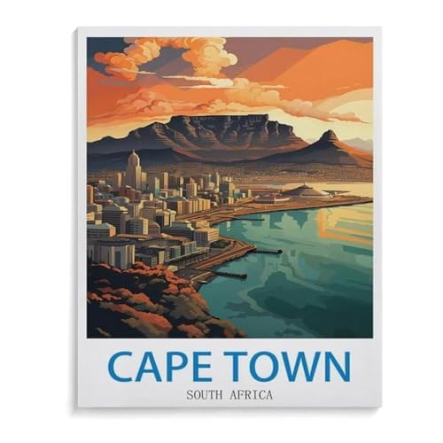 BEAYODKP Kapstadt, Südafrika,nach Zahlen für Erwachsene, DIY-Malen-nach-Zahlen-Kits für Kinder, Anfänger, Rahmenlose Leinwand(20x30cm-M38 BEAYODKP Kapstadt, Südafrika,nach Zahlen für Erwachsene, DIY-Malen-nach-Zahlen-Kits für Kinder, Anfänger, Rahmenlose Leinwand(20x30cm-M38 von BEAYODKP