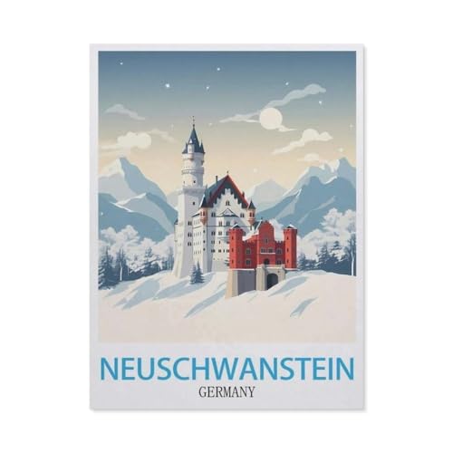 BEAYODKP Malen Nach Zahlen,Neuschwanstein, Deutschland,Malen Nach Zahlen Erwachsene Anfänger Kinder DIY Ölgemälde auf Leinwand Geschenk Malen Nach Zahlen Kits(50x60cm-AX15 BEAYODKP Malen Nach Zahlen,Neuschwanstein, Deutschland,Malen Nach Zahlen Erwachsene Anfänger Kinder DIY Ölgemälde auf Leinwand Geschenk Malen Nach Zahlen Kits(50x60cm-AX15 von BEAYODKP