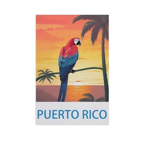 BEAYODKP Malen Nach Zahlen Erwachsene，Puerto Rico，Malen Nach Zahlen Mit Pinseln und Acrylfarbe,DIY Set Basteln Erwachsene mit Pinseln und Acrylfarben für Home Decor（20x30cm） 7,8x11,8 Zoll-GE31 von BEAYODKP