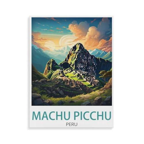 BEAYODKP Malen Nach Zahlen Kits，Machu Picchu Peru，Malen Nach Zahlen Für Erwachsene Und Kinder DIY Ölgemälde Geschenk-Kits（50x60cm）-P29 von BEAYODKP