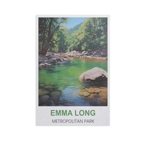 BEAYODKP Malen nach Zahlen，Emma Long Metropolitan Park，diy malen nach zahlen erwachsene landsch Mit Pinsel und Acrylfarbe Kits Theme Digital Home Wall Artwork（40x50cm） 15.7x19.6 Zoll-GH50 von BEAYODKP