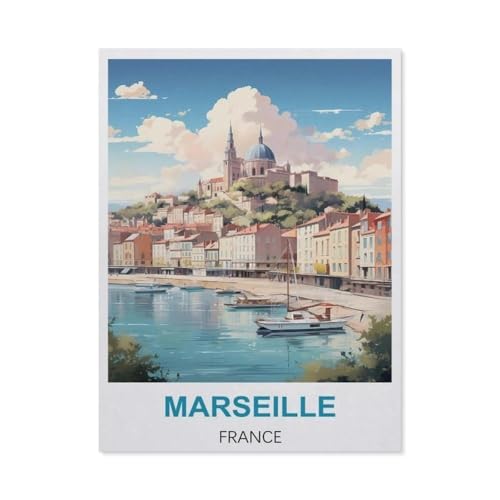 BEAYODKP Malen nach Zahlen，Nazare Portugal，diy malen nach zahlen erwachsene landsch Mit Pinsel und Acrylfarbe Kits Theme Digital Home Wall Artwork（50x60cm） 19.6x23.6 pouces-DJ9 von BEAYODKP