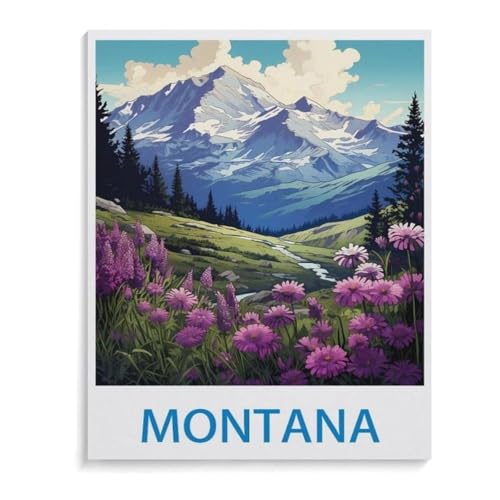 BEAYODKP Malen nach Zahlen Kits,Montana,DIY Acrylmalerei nach Zahlen für Kinder & Erwachsene & Anfänger(30x40cm-M90 BEAYODKP Malen nach Zahlen Kits,Montana,DIY Acrylmalerei nach Zahlen für Kinder & Erwachsene & Anfänger(30x40cm-M90 von BEAYODKP