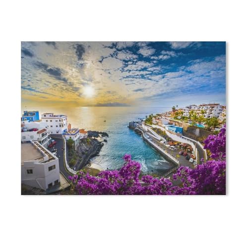 Malen Nach Zahlen Erwachsene Kinder,Sonnenaufgang über den Kanarischen Inseln, Teneriffa, Spanien,Leinen Segeltuch, DIY Ölgemälde Weihnachten Geschenke Ohne Rahmen Wand Kunst Hauptdekoration(50x60cm) Malen Nach Zahlen Erwachsene Kinder,Sonnenaufgang über den Kanarischen Inseln, Teneriffa, Spanien,Leinen Segeltuch, DIY Ölgemälde Weihnachten Geschenke Ohne Rahmen Wand Kunst Hauptdekoration(50x60cm) von BEAYODKP