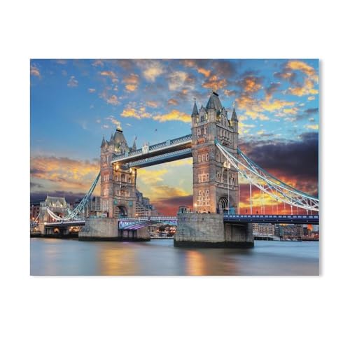 Malen nach Zahlen,Tower Bridge London, Wahrzeichen von England, im goldenen Licht bei Sonnenuntergang,diy Malen Nach Zahlen landsch Mit Pinsel und Acrylfarbe Erwachsenenfarbe nach Zahlen Kits -114 Malen nach Zahlen,Tower Bridge London, Wahrzeichen von England, im goldenen Licht bei Sonnenuntergang,diy Malen Nach Zahlen landsch Mit Pinsel und Acrylfarbe Erwachsenenfarbe nach Zahlen Kits -114 von BEAYODKP