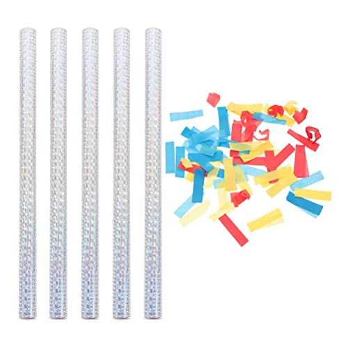 5 Stück Party-Konfetti-Stäbe Papierkonfetti Flick Flattersticks für Geburtstag 5 Stück Party-Konfetti-Stäbe Papierkonfetti Flick Flattersticks für Geburtstag von BEBALETY