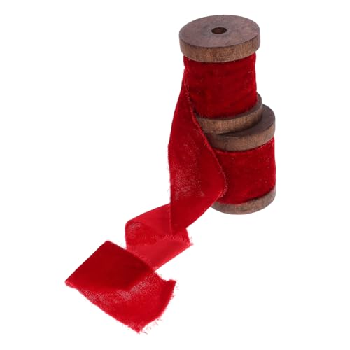 2 Rollen Vintage Hochzeitsribbon Roll Elegantes Handgemachtes Dekorationsband Polyester für Geschenkverpackungen und Bastelarbeiten 2 Rollen Vintage Hochzeitsribbon Roll Elegantes Handgemachtes Dekorationsband Polyester für Geschenkverpackungen und Bastelarbeiten von BEBEMOKO