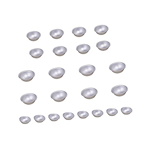24 Stück Teiliges Halbkugel Bade Salz Mold Formen für Diy Badebomben Sicherer Material für Kuchen Pudding Kekse und Mehr von BEBEMOKO