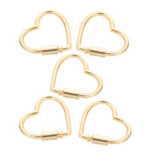 BEBEMOKO Schmuckverschlüsse und Verschlüsse zum Selbermachen, 5-teiliges Set von Halsketten-Verbinder-Verschlüssen für Armband und Halskette BEBEMOKO Schmuckverschlüsse und Verschlüsse zum Selbermachen, 5-teiliges Set von Halsketten-Verbinder-Verschlüssen für Armband und Halskette von BEBEMOKO