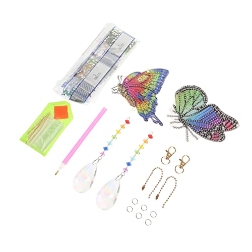 BEBEMOKO 1 Paar DIY Schmetterling Form Diamant Bild Anhänger Doppelseitig Hängende Ornament für Innen Außen Dekor Leichtes Kreatives Design für Haus Garten Dekoration BEBEMOKO 1 Paar DIY Schmetterling Form Diamant Bild Anhänger Doppelseitig Hängende Ornament für Innen Außen Dekor Leichtes Kreatives Design für Haus Garten Dekoration von BEBEMOKO