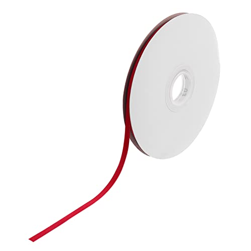 BEBEMOKO 1 Rolle 45,7 m doppelseitiges, seidiges Band für handgefertigte Bastelarbeiten, Geschenkverpackungen und Party-Dekoration, elegante einfarbige Bänder für Geburtstag, Valentinstag und Festival von BEBEMOKO