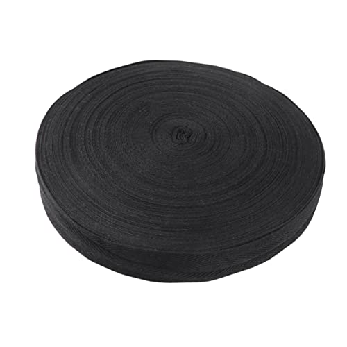 BEBEMOKO 1 Rolle Breites Baumwoll Gurtband im Fischgrätenmuster für Kleidung Taschen und Diy Projekte in Schwarz Langlebig und Atmungsaktiv für und Dekoration BEBEMOKO 1 Rolle Breites Baumwoll Gurtband im Fischgrätenmuster für Kleidung Taschen und Diy Projekte in Schwarz Langlebig und Atmungsaktiv für und Dekoration von BEBEMOKO