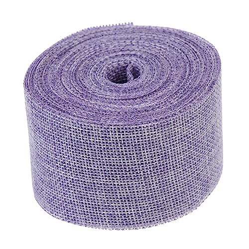 BEBEMOKO 1 Rolle Dekorationsbänder Jute für Hochzeiten Partys und Diy Handwerk Strapazierfähig und Vielseitig Einsetzbar für Geschenkverpackungen und Arrangements von BEBEMOKO