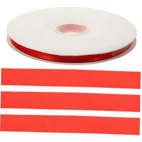 BEBEMOKO 1 Rolle Geschenkbox Verpackungsband Bastelband Multifunktionsband Geschenkband Zum Basteln Verpackungsband Satinstoffbänder Bastelband Polyester Rot BEBEMOKO 1 Rolle Geschenkbox Verpackungsband Bastelband Multifunktionsband Geschenkband Zum Basteln Verpackungsband Satinstoffbänder Bastelband Polyester Rot von BEBEMOKO
