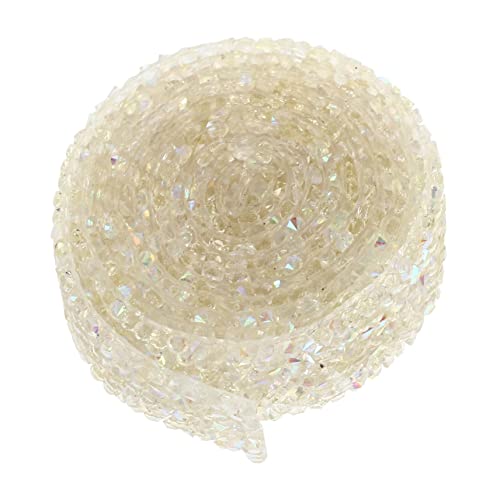 BEBEMOKO 1 Rolle Strassband, selbstklebend, Glitzer, Diamant-Gürtel zum Basteln, transparent, schneidbar, Harz, Edelsteinband, funkelnder, dekorativer Akzent für die Schmuckherstellung BEBEMOKO 1 Rolle Strassband, selbstklebend, Glitzer, Diamant-Gürtel zum Basteln, transparent, schneidbar, Harz, Edelsteinband, funkelnder, dekorativer Akzent für die Schmuckherstellung von BEBEMOKO