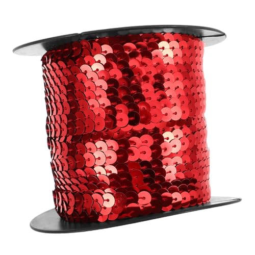 BEBEMOKO 1 Rolle Stretch-paillettenband, Basteln, Nähen, Besatz, Diy, Elastischer Kostümbesatz, Kleidungszubehör, Funkelnder Paillettenstreifen Für Kostümdekorationen von BEBEMOKO