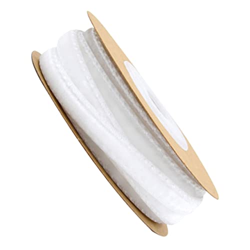 BEBEMOKO 1 Rolle nicht elastisches Beflockungsband für Geschenkverpackung, dekorativer Gurt für Kleidung, Kopfbedeckungen, Zubehör für Partys, Veranstaltungen von BEBEMOKO