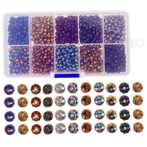 BEBEMOKO 1 Schachtel Glasperlen Diy Bastelset Aufbewahrungsbox für Schmuckherstellung Armbänder und Heimdekoration BEBEMOKO 1 Schachtel Glasperlen Diy Bastelset Aufbewahrungsbox für Schmuckherstellung Armbänder und Heimdekoration von BEBEMOKO