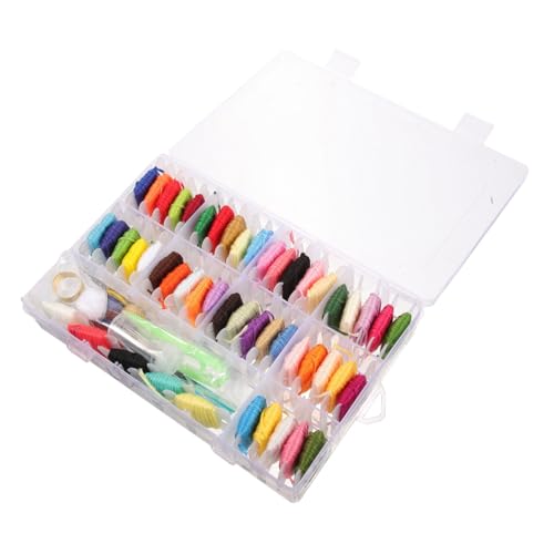 BEBEMOKO 1 Set DIY Stickgarn-Set, Farbnähen, mit praktischem Garn für Kreuzstich, für Anfänger und Bastelliebhaber, inklusive Zubehör für kreative Projekte BEBEMOKO 1 Set DIY Stickgarn-Set, Farbnähen, mit praktischem Garn für Kreuzstich, für Anfänger und Bastelliebhaber, inklusive Zubehör für kreative Projekte von BEBEMOKO