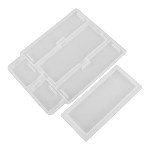 BEBEMOKO 1 Set Gießform Aus Kunstharz: Diy-werkzeug Zur Herstellung Langer Rechteckiger Boxen – 5,7 X 2,5 X 0,4 Zoll Form Mit Deckel Für Die Herstellung Von Behältern Für Spielkarten, von BEBEMOKO