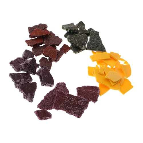 BEBEMOKO 1 Set Kerzenzubehör zum Färben von Flocken, Duftkerzen, Farbchips, Kerzenfärbemittel, Kerzenmalmaterial, Kerzenherstellungs-Set für Anfänger, Kerzenherstellung, Zubehör, Wachs von BEBEMOKO