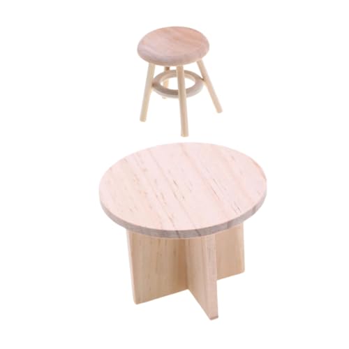 BEBEMOKO 1 Set Massivholzmöbel Modell Puppenhaus Unlackierter Holzhocker Tiny House Layout Prop Tiny House Miniatur Tisch Mini Hocker Puppenhaus Zubehör Kleiner runder Hocker Beige BEBEMOKO 1 Set Massivholzmöbel Modell Puppenhaus Unlackierter Holzhocker Tiny House Layout Prop Tiny House Miniatur Tisch Mini Hocker Puppenhaus Zubehör Kleiner runder Hocker Beige von BEBEMOKO