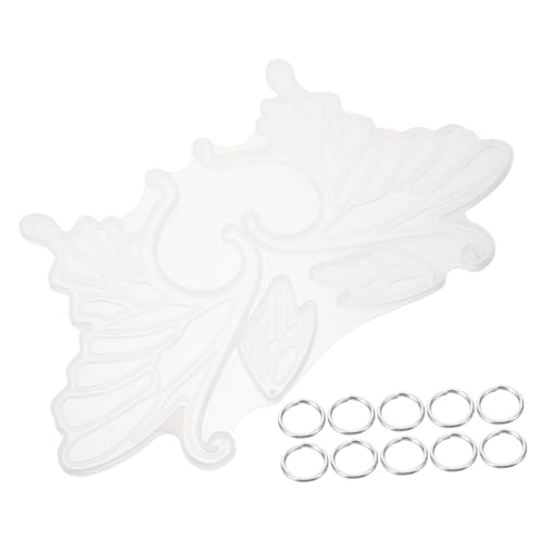 BEBEMOKO 1 Set Ohrclip Form Mit Schmetterlingsflügeln Rund Transparent Klare Epoxid Ohrringform Formen Für Schmuck Ohrringclips Form Silikon Bastelform Epoxidharz BEBEMOKO 1 Set Ohrclip Form Mit Schmetterlingsflügeln Rund Transparent Klare Epoxid Ohrringform Formen Für Schmuck Ohrringclips Form Silikon Bastelform Epoxidharz von BEBEMOKO