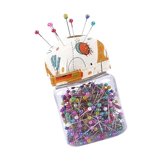 BEBEMOKO 1 Set Stecknadeln Mit Kugelkopf: Lange Nähnadeln Mit Kissendeckel – Positionierungsnadeln Für Stoffschmuck, Diy-dekoration – Handnähzubehör BEBEMOKO 1 Set Stecknadeln Mit Kugelkopf: Lange Nähnadeln Mit Kissendeckel – Positionierungsnadeln Für Stoffschmuck, Diy-dekoration – Handnähzubehör von BEBEMOKO