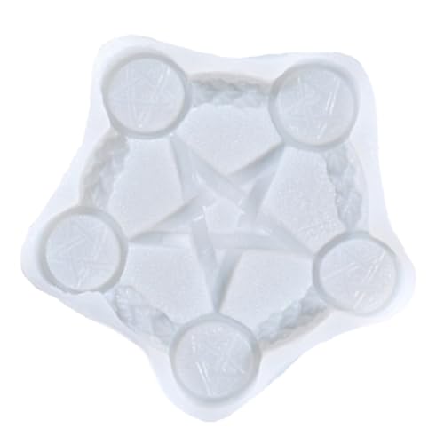 BEBEMOKO 1 Stück Kerzenhalter Silikonform für Diy Kerzenständer Flexible Gießform für Divination und Rituale für Teelichter und Bastelprojekte BEBEMOKO 1 Stück Kerzenhalter Silikonform für Diy Kerzenständer Flexible Gießform für Divination und Rituale für Teelichter und Bastelprojekte von BEBEMOKO