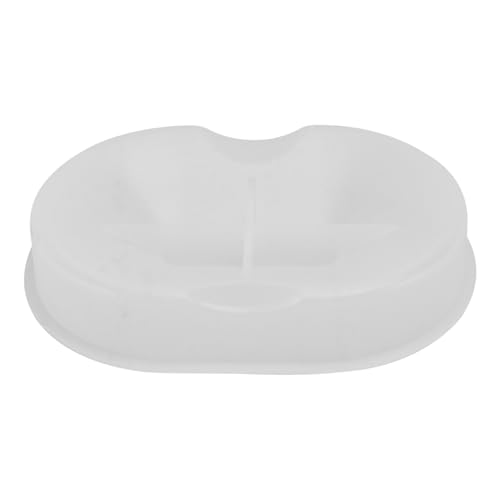 BEBEMOKO 1 Stück Silikon Ellipse Seifenform Diy Mould für Handgemachte Wiederverwendbare Silikonform für Seifenaufbewahrung für Heim und Geschenkgestaltung Zufälliger Stil von BEBEMOKO