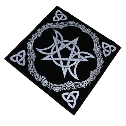 BEBEMOKO 1 Stück Tarot Tischdecke aus Fünfzackiger Altar für Wahrsagung und Partys und Strapazierfähig für Tarotkarten Spiele und Spirituelle Rituale BEBEMOKO 1 Stück Tarot Tischdecke aus Fünfzackiger Altar für Wahrsagung und Partys und Strapazierfähig für Tarotkarten Spiele und Spirituelle Rituale von BEBEMOKO