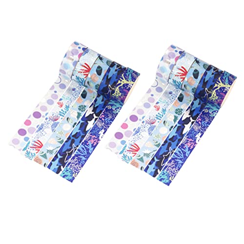 BEBEMOKO 10 Rollen Washi-Tape Papier farbiges Abdeckband Sammelklebeband Gold Klebstoff scrapbooking zubehör the washi tape Scrapbooking-Klebeband Washi-Klebeband selber machen Blue BEBEMOKO 10 Rollen Washi-Tape Papier farbiges Abdeckband Sammelklebeband Gold Klebstoff scrapbooking zubehör the washi tape Scrapbooking-Klebeband Washi-Klebeband selber machen Blue von BEBEMOKO