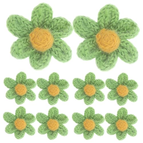 BEBEMOKO 10 Stück Blumenapplikationen für Kleidung Farbenfrohe Flicken zur Dekoration und Reparatur für Diy Projekte und Handarbeiten von BEBEMOKO