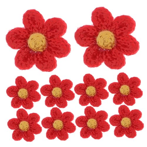 BEBEMOKO 10 Stück Dekorative Patches Nähapplikationen für Kleidung Taschen und Diy Projekte zum Reparieren und Verzieren von BEBEMOKO