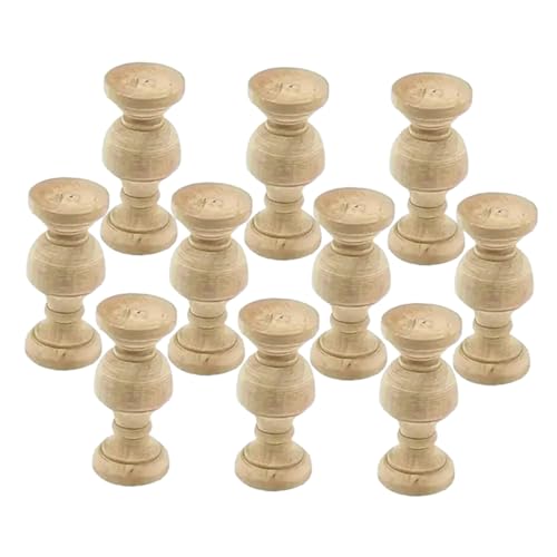 BEBEMOKO 10 Stück Sideboard dekorative Säulen Bettgestell Holz Baluster Säulen Home Office Dekor Hotel Dekoration unlackierte dekorative Baluster unlackierte Spindeln Khaki Buche BEBEMOKO 10 Stück Sideboard dekorative Säulen Bettgestell Holz Baluster Säulen Home Office Dekor Hotel Dekoration unlackierte dekorative Baluster unlackierte Spindeln Khaki Buche von BEBEMOKO
