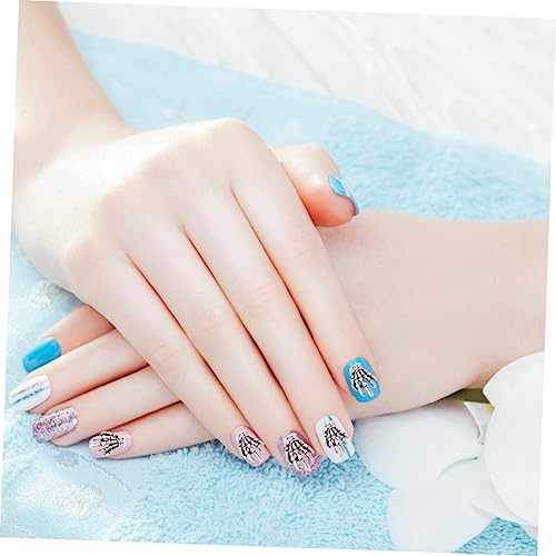 BEBEMOKO 10 Stück Teiliges DIY Maniküre Nagelkunst Dekoration aus Langlebiger Legierung Handgefertigte Skelett Designs Nagel Art Accessoires für Kreative Nail Art Fans und Freundinnen von BEBEMOKO