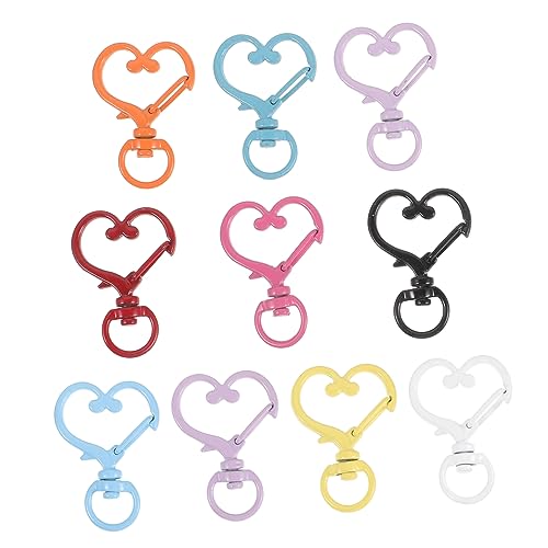 BEBEMOKO 10 Stück Teiliges Metall Schlüsselring mit Hummer Karabiner Verschluss Abnehmbar Robust für DIY Schmuck Schlüsselanhänger Taschen und Bastelprojekte Vielseitig Einsetzbar BEBEMOKO 10 Stück Teiliges Metall Schlüsselring mit Hummer Karabiner Verschluss Abnehmbar Robust für DIY Schmuck Schlüsselanhänger Taschen und Bastelprojekte Vielseitig Einsetzbar von BEBEMOKO