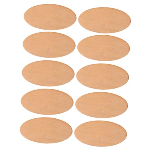 BEBEMOKO 10 Stück unlackierte ovale Holzscheiben zum Basteln, dekorative Holzausschnitte für Holzarbeiten und hängende Deko-Projekte BEBEMOKO 10 Stück unlackierte ovale Holzscheiben zum Basteln, dekorative Holzausschnitte für Holzarbeiten und hängende Deko-Projekte von BEBEMOKO