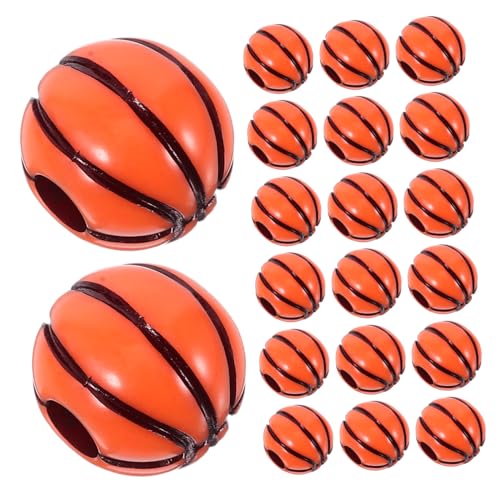 BEBEMOKO 100 Stück Basketballperlen zur Herstellung von Armbändern, lose Charms für Schmuckhandwerk, verbessern die Hand-Augen-Koordination für Partys, Familienaktivitäten und Bildungswerkstätten BEBEMOKO 100 Stück Basketballperlen zur Herstellung von Armbändern, lose Charms für Schmuckhandwerk, verbessern die Hand-Augen-Koordination für Partys, Familienaktivitäten und Bildungswerkstätten von BEBEMOKO