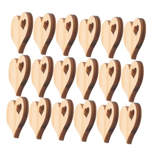 BEBEMOKO 100 Stück Liebes Holzspäne Schlichte Herzen Zum Aufhängen Weihnachtliche Herzen Ornamente Dekorative Antragsschilder Andenken DIY Valentinstag Handgefertigte Dekoration BEBEMOKO 100 Stück Liebes Holzspäne Schlichte Herzen Zum Aufhängen Weihnachtliche Herzen Ornamente Dekorative Antragsschilder Andenken DIY Valentinstag Handgefertigte Dekoration von BEBEMOKO