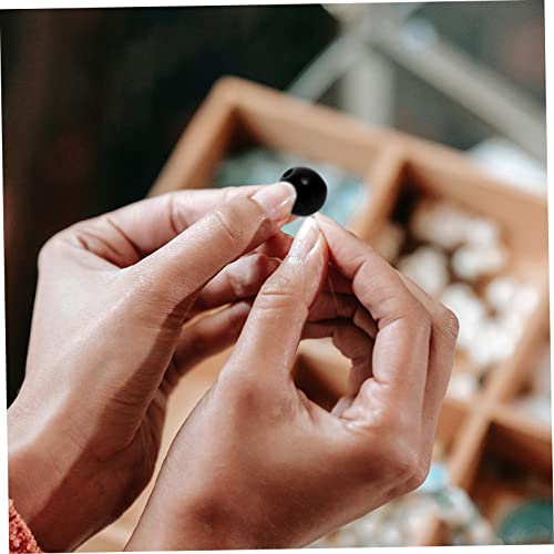 BEBEMOKO 100 Stück Schwarze Katzenaugenrundperlen DIY Schmuck Spacer Beads für Armbandherstellung Langlebige Resin Perlen DIY Schmuckzubehör für Kreative Schmuckgestaltung BEBEMOKO 100 Stück Schwarze Katzenaugenrundperlen DIY Schmuck Spacer Beads für Armbandherstellung Langlebige Resin Perlen DIY Schmuckzubehör für Kreative Schmuckgestaltung von BEBEMOKO