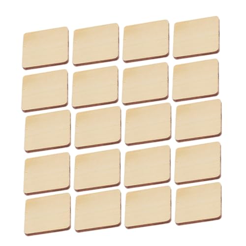 BEBEMOKO 100 Stück Teiliges Natürliche Unbehandelte Quadratische Holzplatten für DIY Bastelprojekte Malen Kinderhandwerk und Dekorative Holzstücke aus Sicherem Naturholz BEBEMOKO 100 Stück Teiliges Natürliche Unbehandelte Quadratische Holzplatten für DIY Bastelprojekte Malen Kinderhandwerk und Dekorative Holzstücke aus Sicherem Naturholz von BEBEMOKO