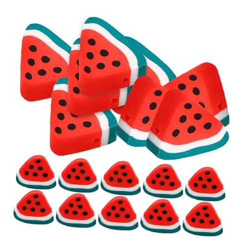 BEBEMOKO 100 Stück Wassermelonen-Ton-Perlen zur Schmuckherstellung, Obst-Abstandshalter für Halsketten, Ohrringe und Armbänder, lose Charms zum Basteln BEBEMOKO 100 Stück Wassermelonen-Ton-Perlen zur Schmuckherstellung, Obst-Abstandshalter für Halsketten, Ohrringe und Armbänder, lose Charms zum Basteln von BEBEMOKO
